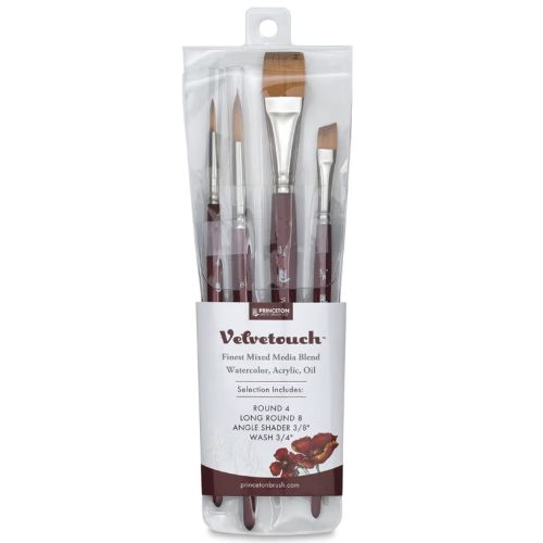 Set de 4 pinceaux Velvetouch - Princeton Set de 4 pinceaux Velvetouch - Princeton