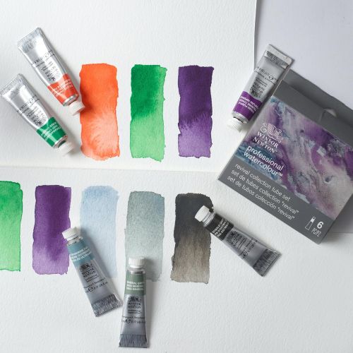 Assortiment Revival Winsor & Newton - 6 tubes aquarelle extra-fine