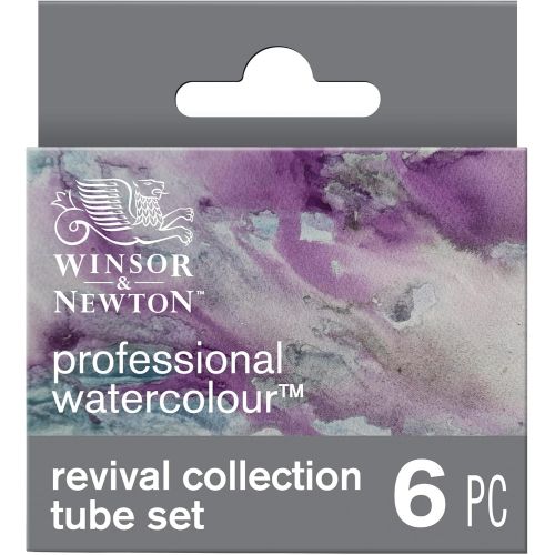 Set 6 tubes aquarelle extra-fine Winsor & Newton - Revival 