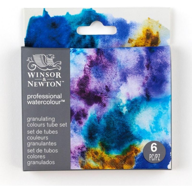 Set 6 tubes aquarelle extra-fine Winsor & Newton - Couleurs granulantes Set 6 tubes aquarelle extra-fine Winsor & Newton - Couleurs granulantes