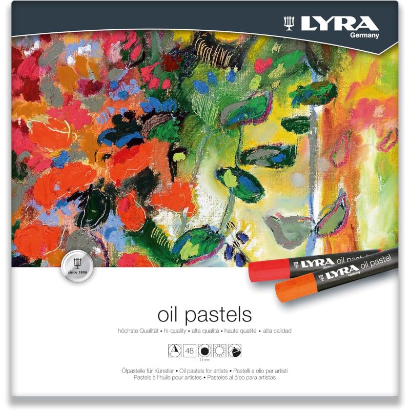 Boite de 24 ou 48 pastels à l'huile Lyra Boite de 24 ou 48 pastels à l'huile Lyra