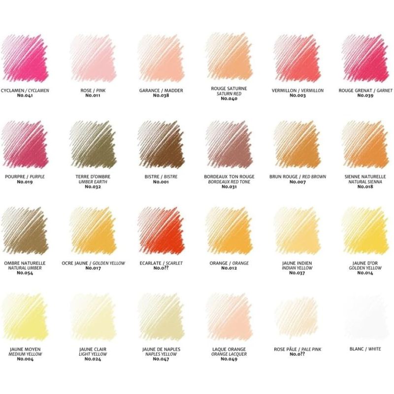 48 carrés aux couleurs assorties - Conté à Paris 48 carrés aux couleurs assorties - Conté à Paris