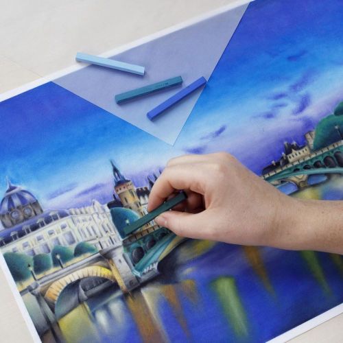 Boite 48 pastels tendres carrés - Conté à Paris Boite 48 pastels tendres carrés - Conté à Paris