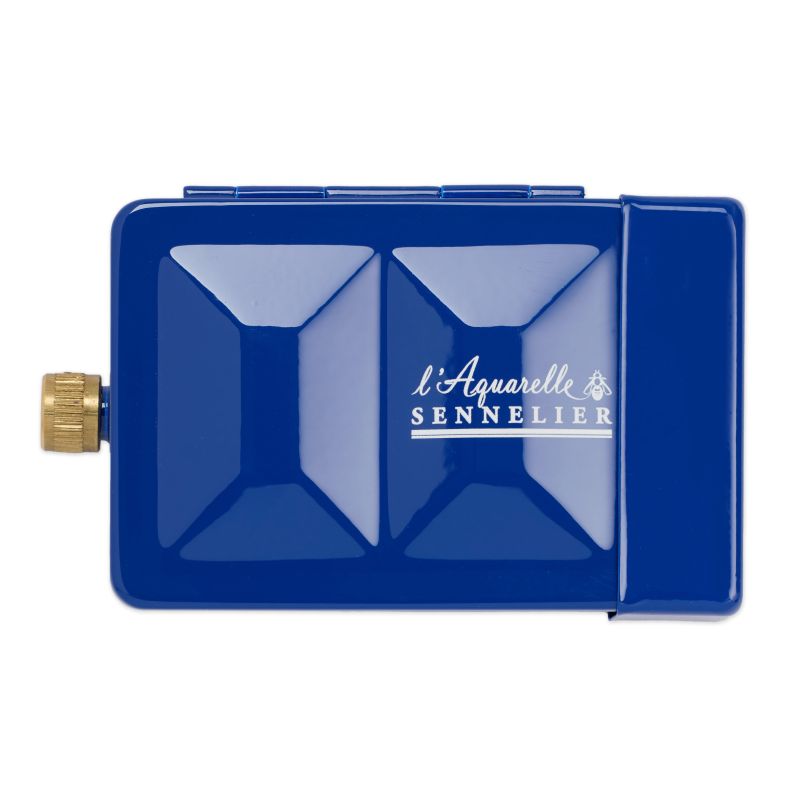 Aquarelle Sennelier extra-fine Sennelier - Boîte métal émaillé + réserve d’eau Aquarelle Sennelier extra-fine Sennelier - Boîte métal émaillé + réserve d’eau