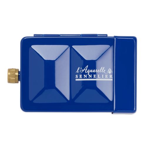 Aquarelle Sennelier extra-fine Sennelier - Boîte métal émaillé + réserve d’eau Aquarelle Sennelier extra-fine Sennelier - Boîte métal émaillé + réserve d’eau