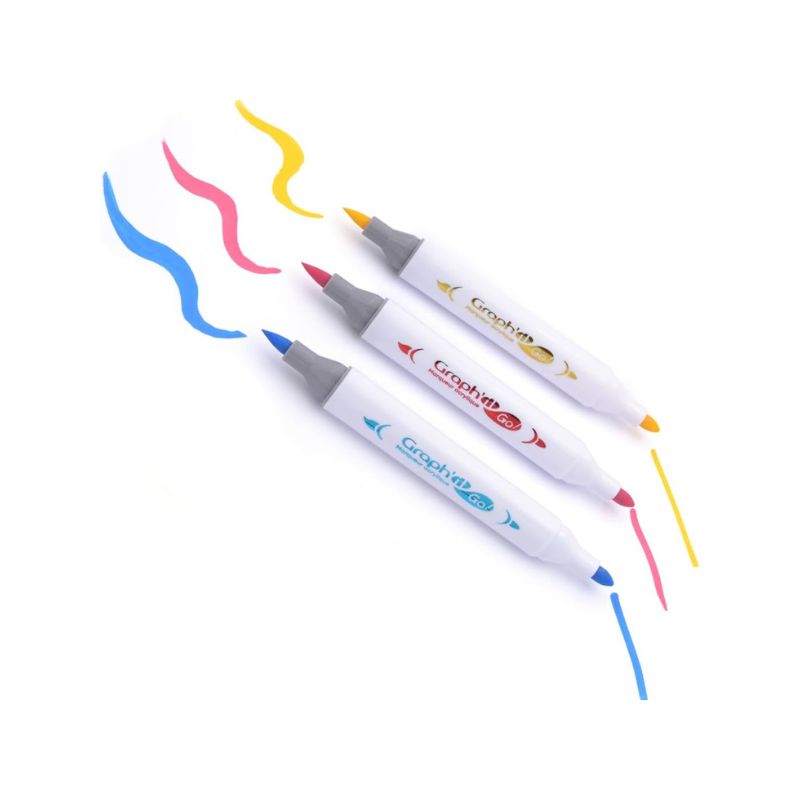 Marqueur acrylique Graph’It Go double pointe 