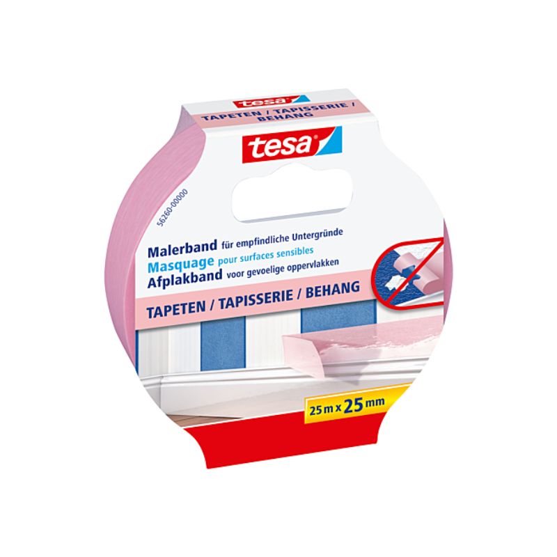 Bande de masquage Tesa - Sensitive - 25mm x 25m