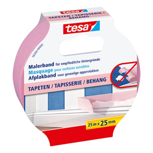 Bande de masquage Tesa - Sensitive - 25mm x 25m