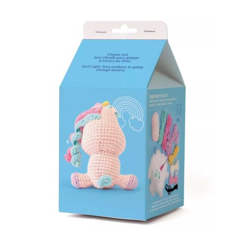 Kit crochet mini Amigurumi - Sora la licorne - Graine créative