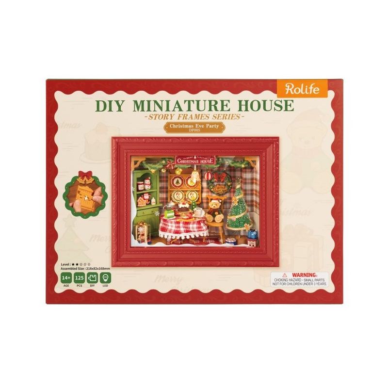 Cadre 3D - Réveillon de Noël - DP005 - Rolife