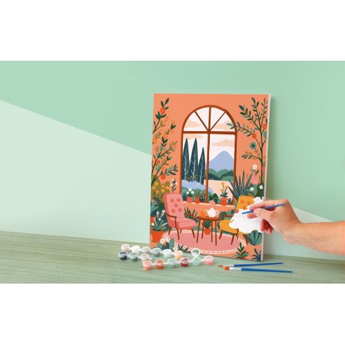 Peinture au numéro - 30x40 - Jardin d'hiver - Graine Creative