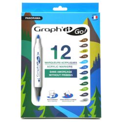 Set de 12 marqueurs Graph’it Go - Panorama