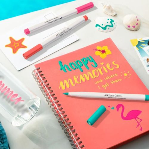 Marqueur indélébile multi-surfaces Goldfaber creative - Pointe pinceau B - Faber-Castell