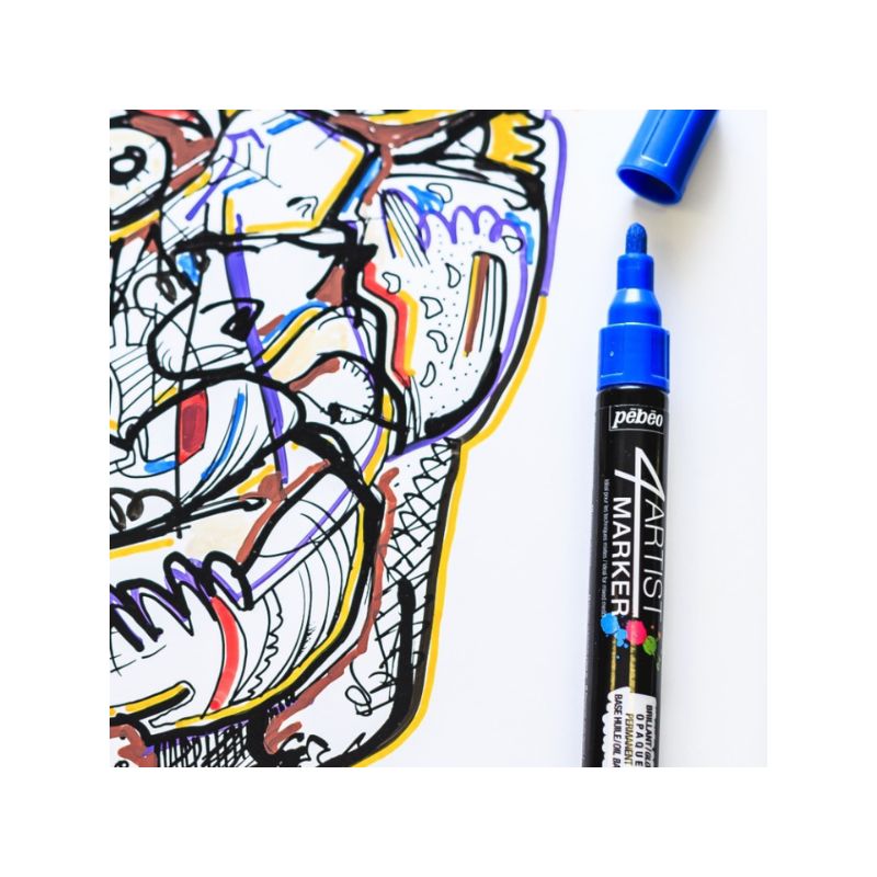 Marqueur Pébéo 4Artist pointe ronde 4 mm - Peinture à base d'huile