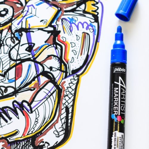 Marqueur Pébéo 4Artist pointe ronde 4 mm - Peinture à base d'huile