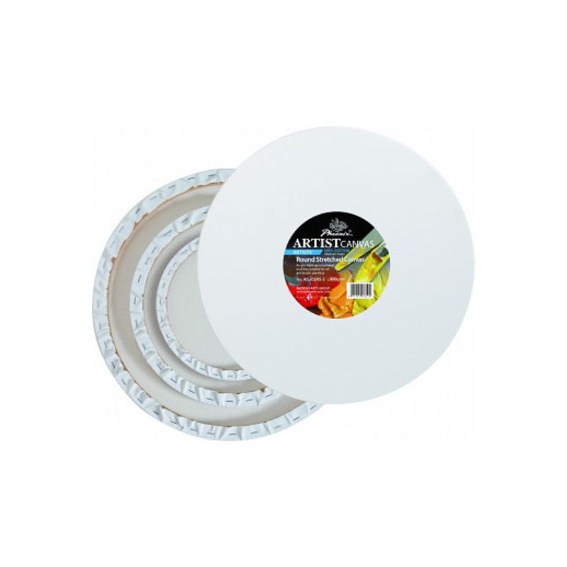 Lot de 3 châssis ronds en coton Phoenix