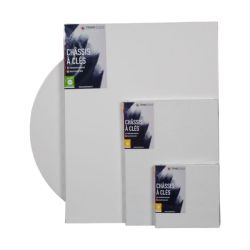 Châssis entoilés 100% Lin enduction cérusée - Châssis France