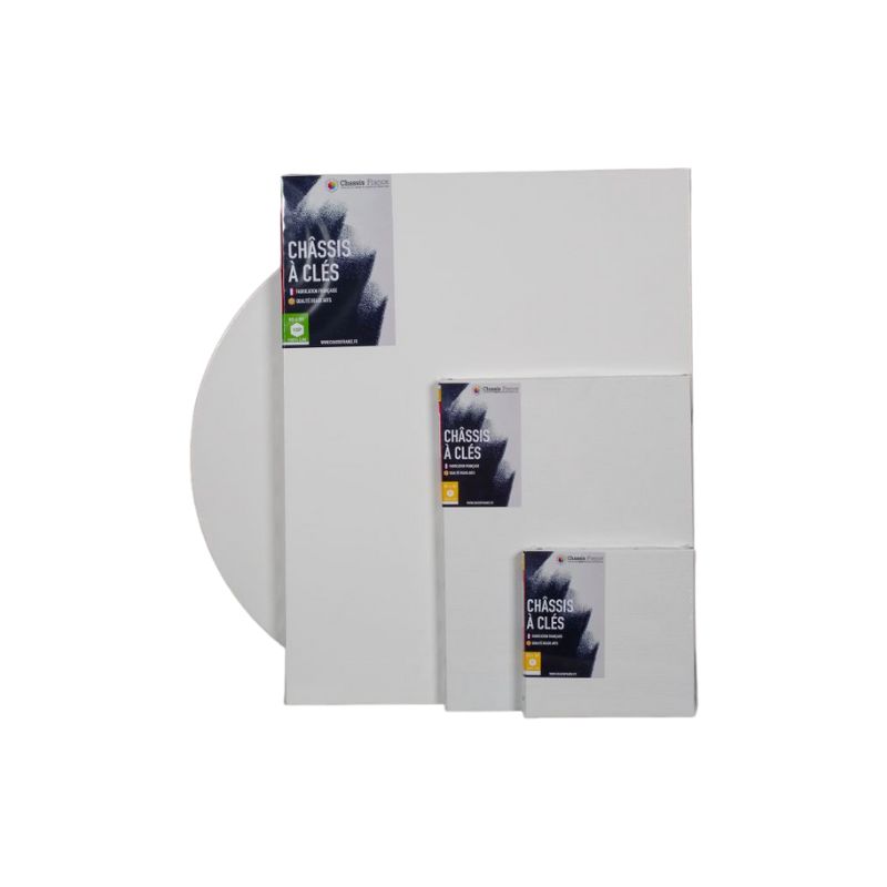 Châssis entoilés 100% Lin enduction cérusée - Châssis France