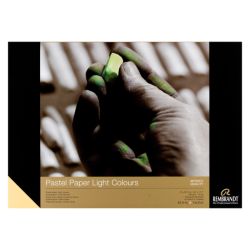 Bloc papier pastel - couleurs claires - Rembrandt - Support qualité beaux-arts