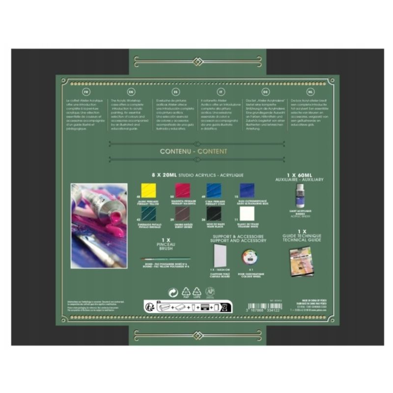 Coffret essentielStudio Acrylics - Pébéo