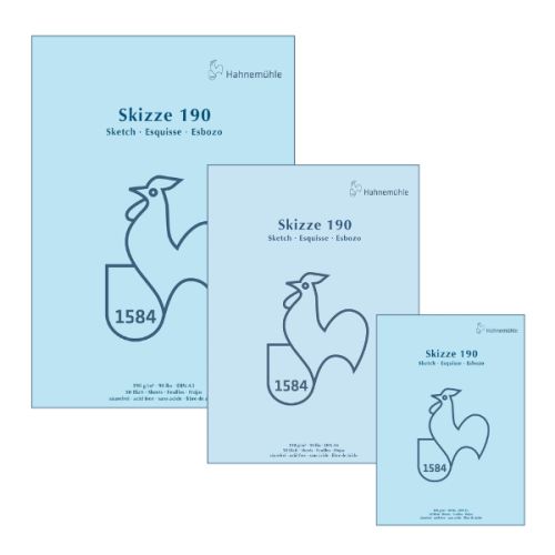 Bloc croquis et dessin Skizze 190 - Hahnemühle