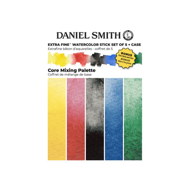 Aquarelle extra-fine Daniel Smith - Set 5 sticks Mélange de base