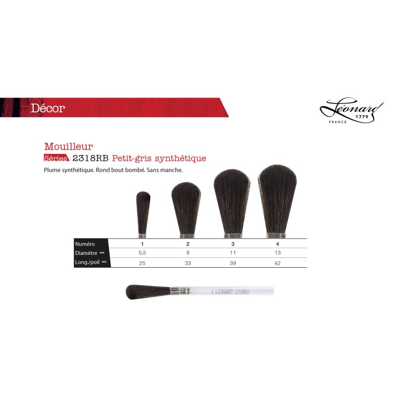 Mouilleur petit-gris pur - série 318RB - Léonard