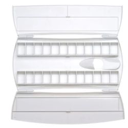 Palette peinture plastique pliable 24 godets