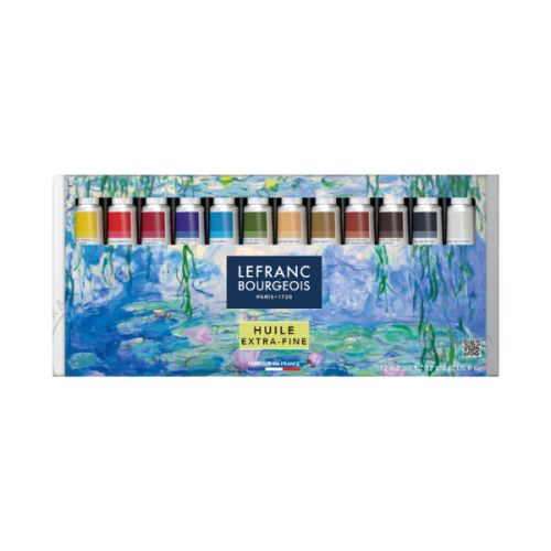 Set huile extra-fine Lefranc Bourgeois - 12x20ml- Giverny