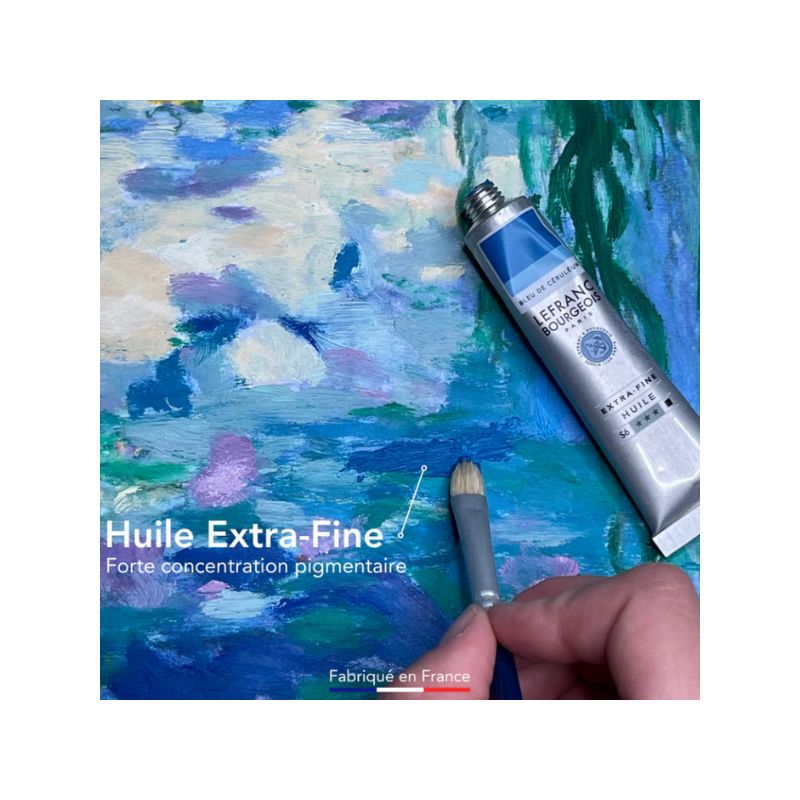 Peinture à l'huile extra-fine Lefranc Bourgeois - 12 tubes 20ml- Giverny