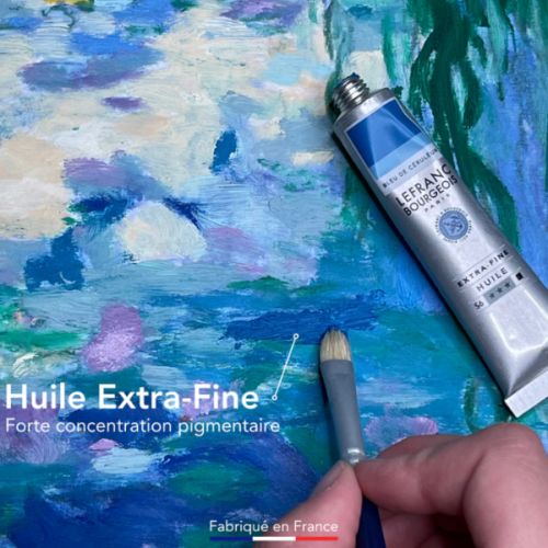 Peinture à l'huile extra-fine Lefranc Bourgeois - 12 tubes 20ml- Giverny
