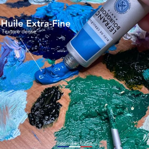 12 tubes peinture à l'huile professionnelle extra-fine Lefranc Bourgeois - 20ml - Giverny