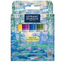 Set huile extra-fine Lefranc Bourgeois - 5x20ml - Giverny
