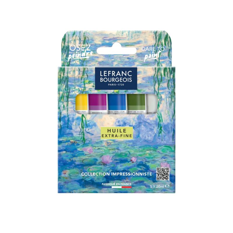 Set huile extra-fine Lefranc Bourgeois - 5x20ml - Giverny