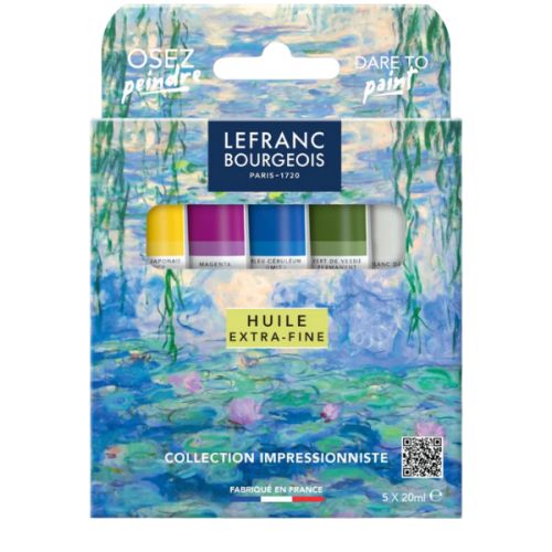 Set huile extra-fine Lefranc Bourgeois - 5x20ml - Giverny