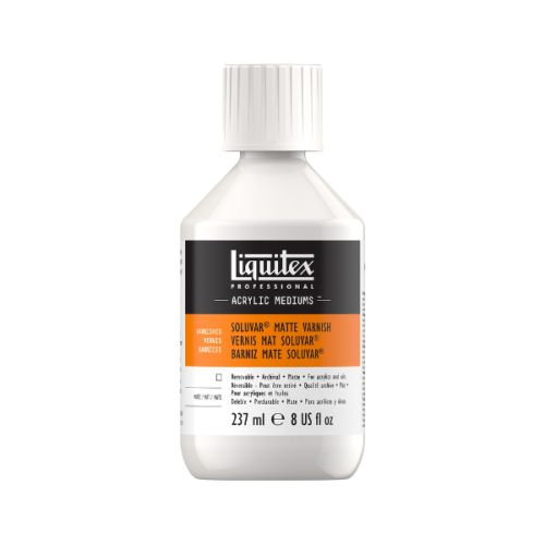 Vernis Liquitex Mat Soluvar 237ml pour protéger les oeuvres acryliques et à l'huile