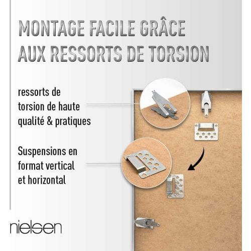 Cadre aluminium Nielsen Alpha - Noir mat