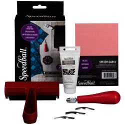 Set linogavure sur tissu - Speedball