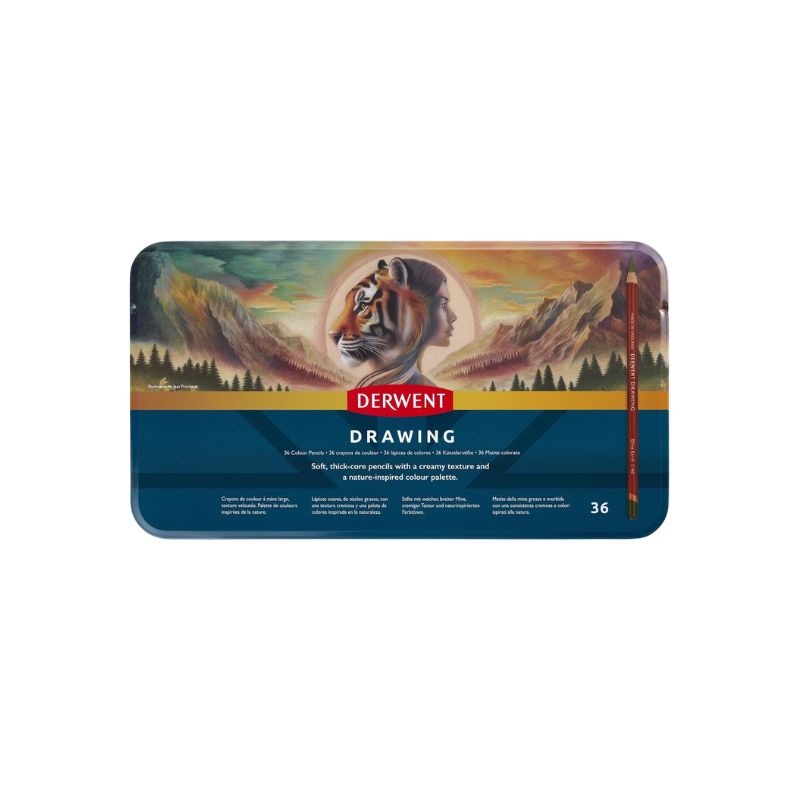 Boîte de 36 crayons de couleurs Drawing - Derwent