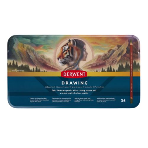 Boîte de 36 crayons de couleurs Drawing - Derwent
