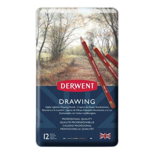 Boîte de 12 crayons de couleurs Drawing - Derwent