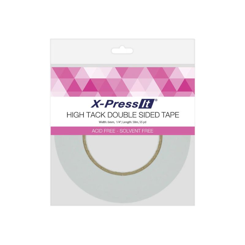 Adhésif double face pour loisirs créatifs et encarement - 6mm x 50m
