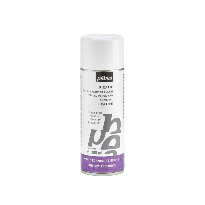 Fixatif pastel et fusain - spray 200ml - Pébéo