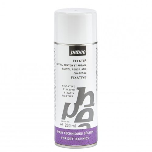 Fixatif pastel et fusain - spray 200ml - Pébéo