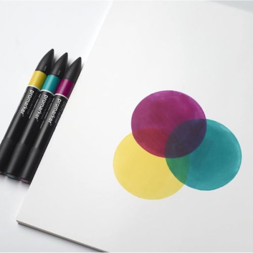 Papier pour illustrations avec feutres à alcool - Bloc marker pad - Winsor & newton