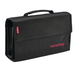 Mallette en tissu noir pour 72 marqueurs - Sensebag