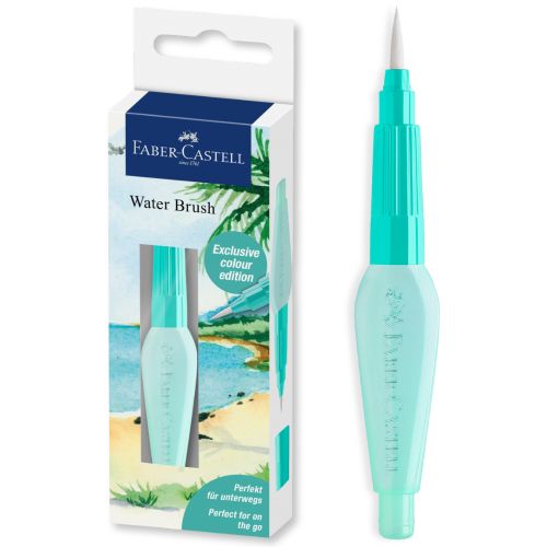 Pinceau à réservoir - Edition turquoise - Faber-Castell