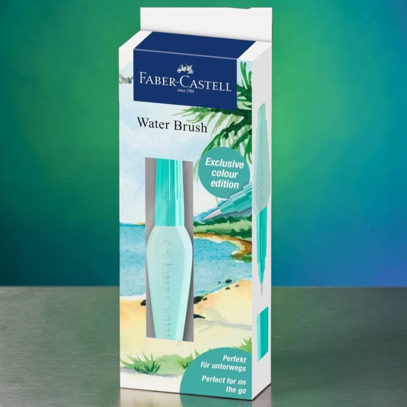 Pinceau à réservoir - Edition turquoise - Faber-Castell