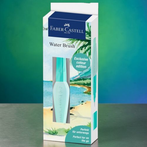Pinceau à réservoir - Edition turquoise - Faber-Castell