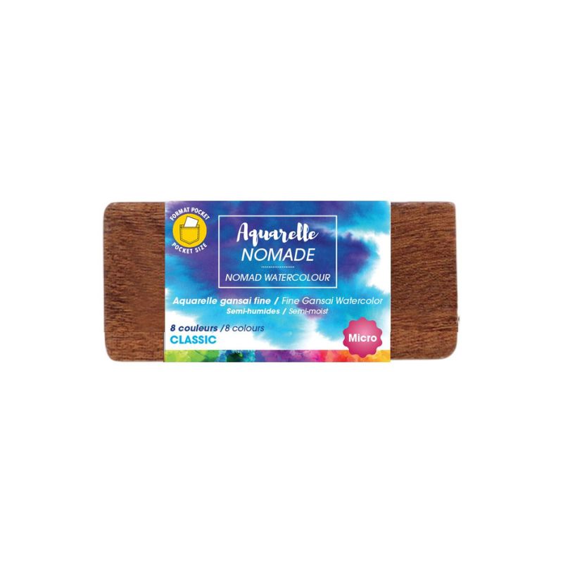 Micro Palette Aquarelle - 8 couleurs - Art & Go